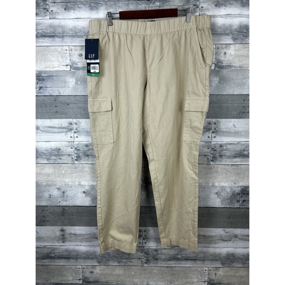 Gap Women's XL Beige Pull On Cargo Pants